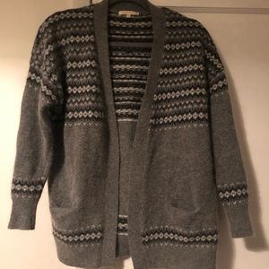 Oversized gold hawk sweater